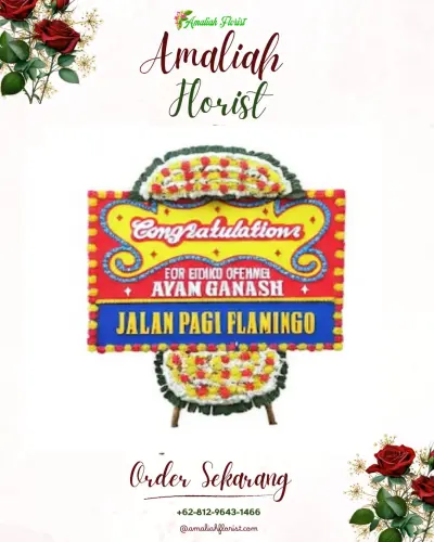Bunga Papan Congratulation di Nusaniwe